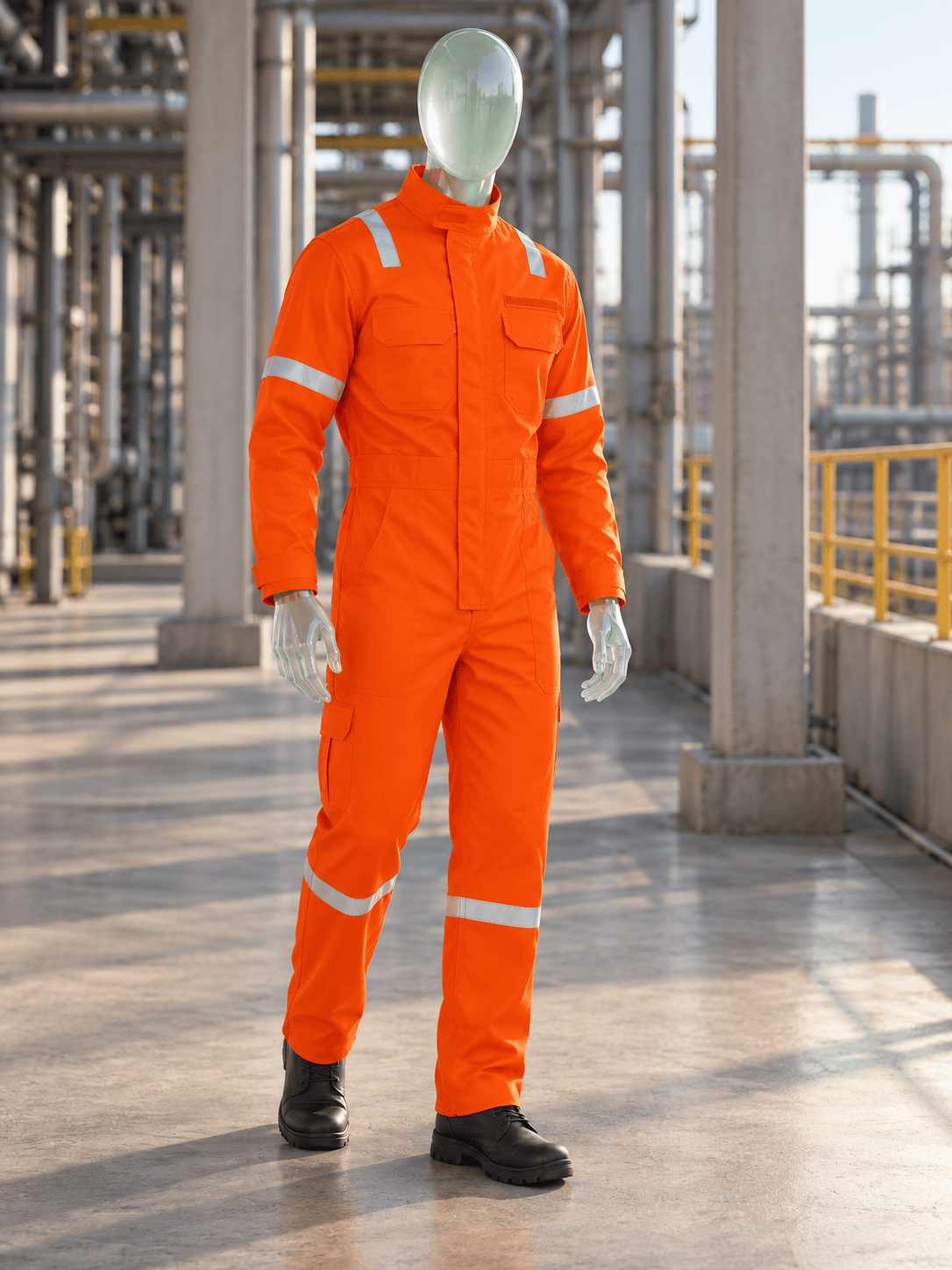 Manequim de vidro vestindo Blend Wear em cenário de trabalho, imagem ilustrativa da linha