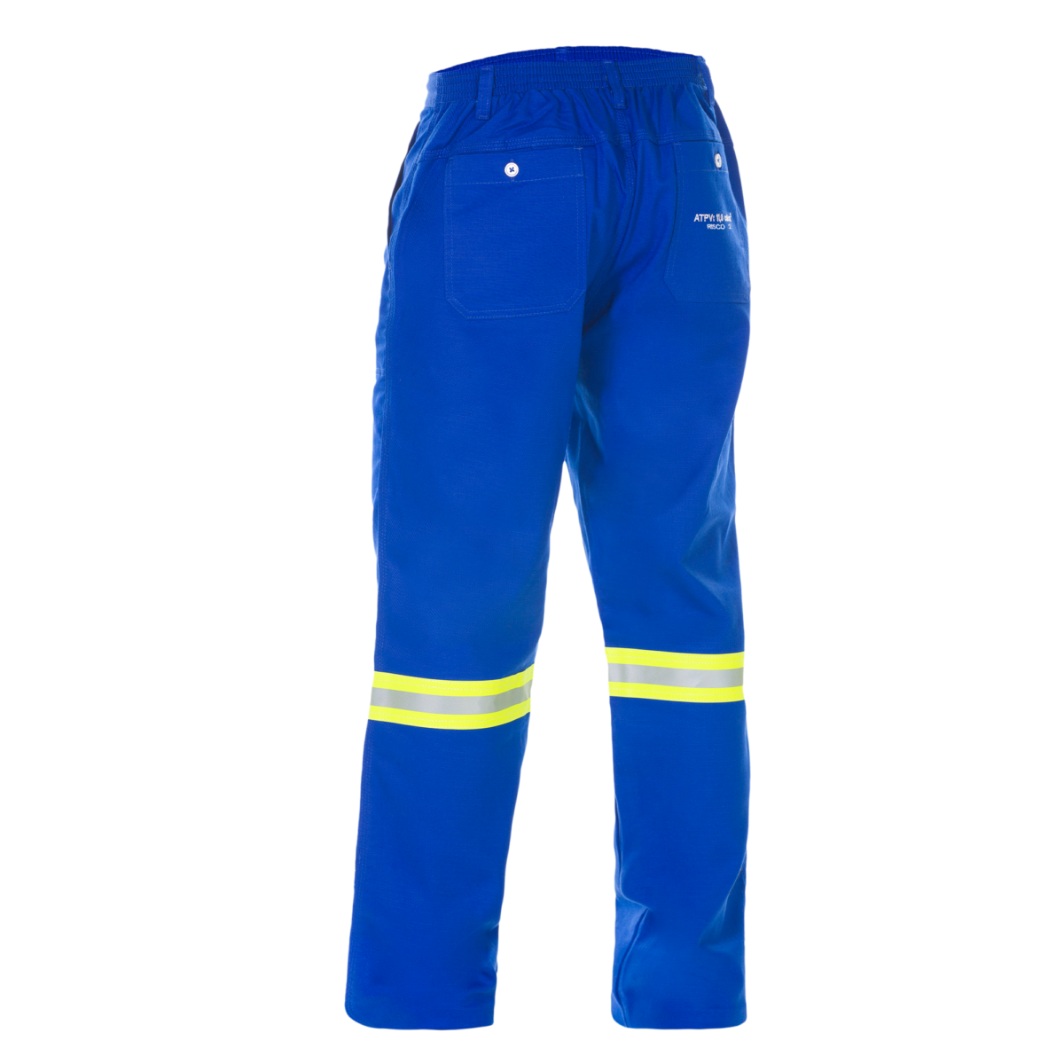 Calça para Eletricista NR10 FR - Azul Royal Com Faixa - Image 2