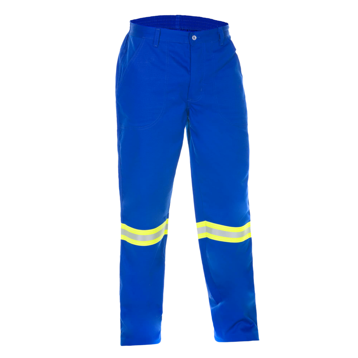 Calça para Eletricista NR10 FR - Azul Royal Com Faixa